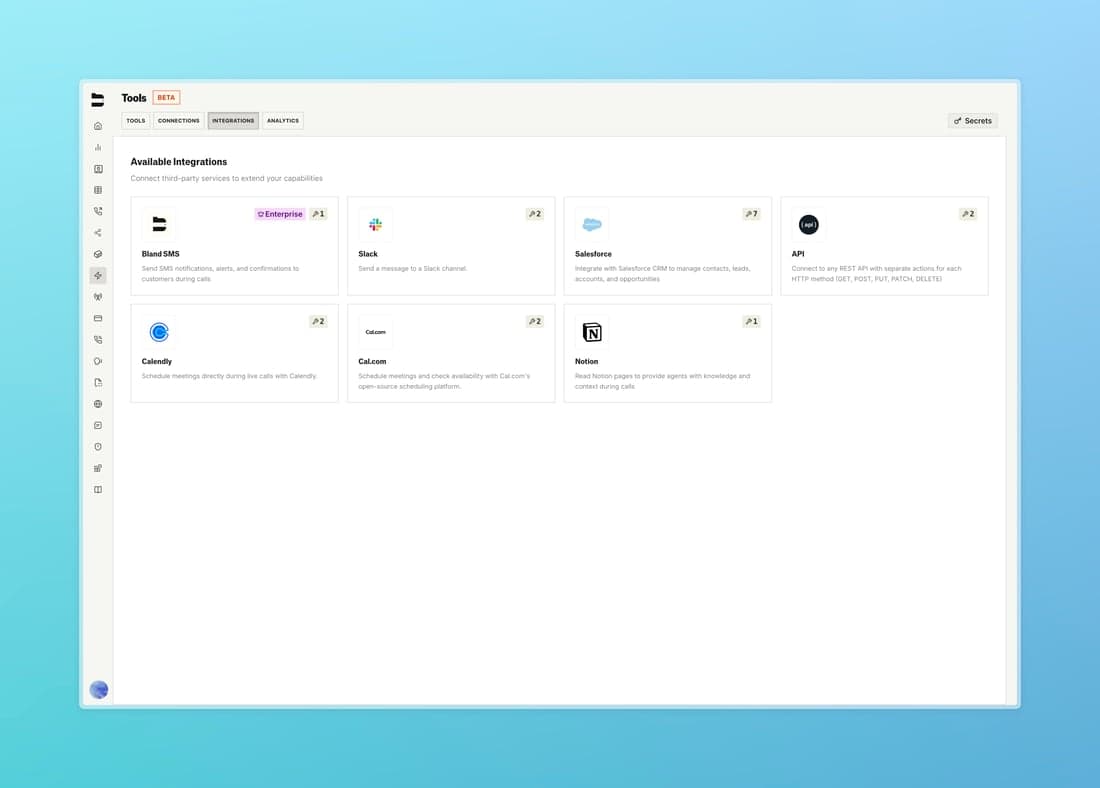 Bland AI screenshot 3