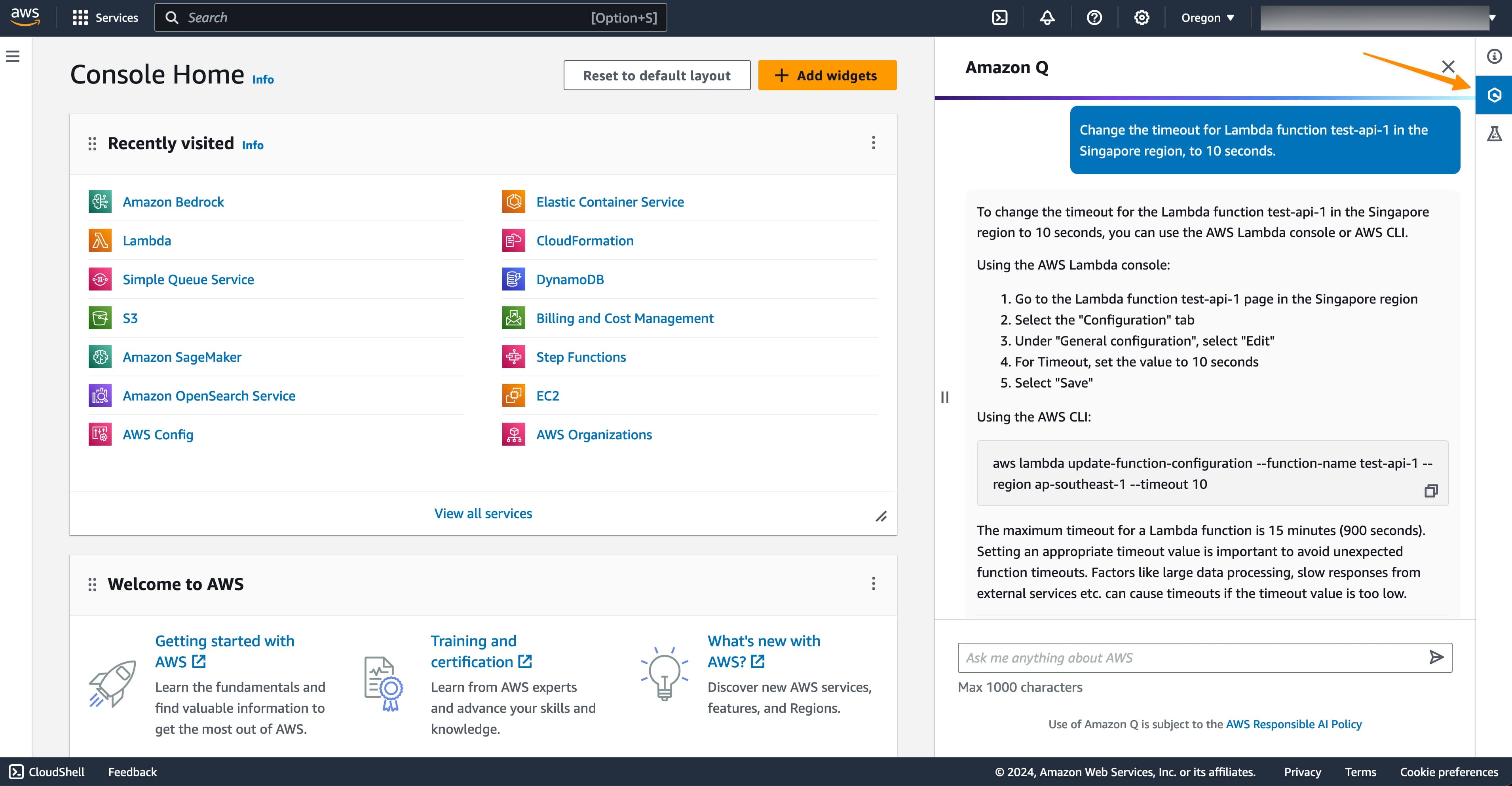 Amazon Q Developer screenshot 3