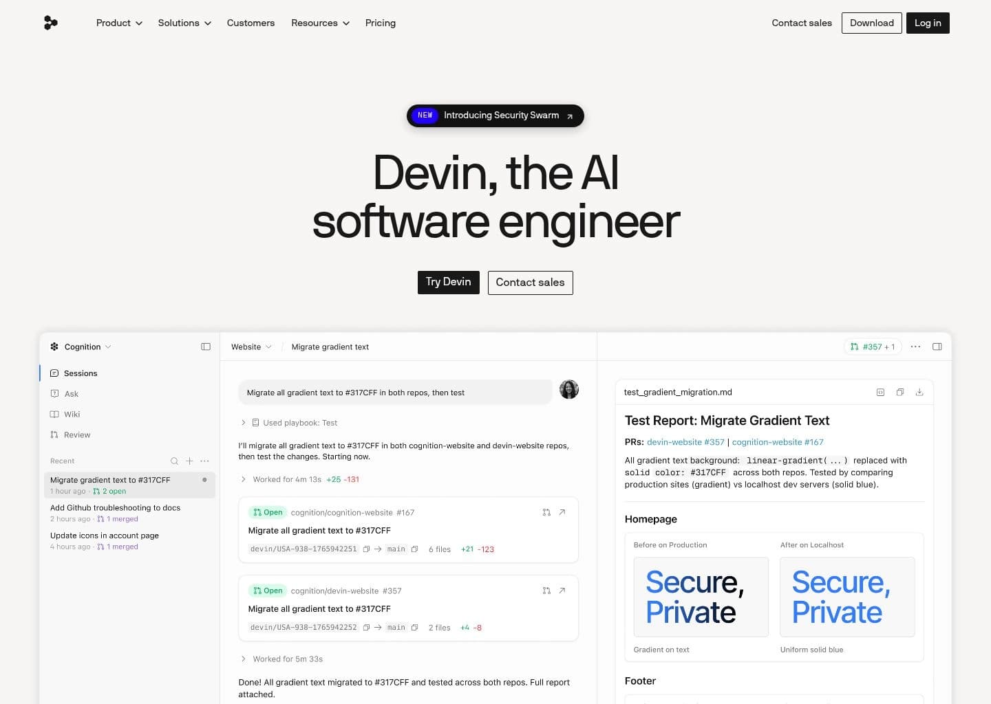 Devin screenshot 3