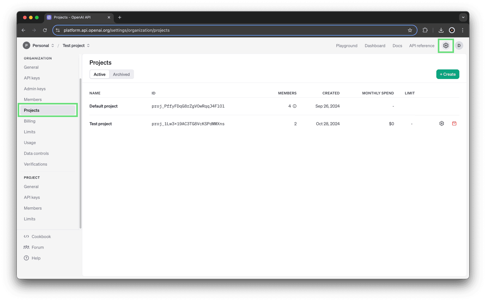 OpenAI API screenshot 3