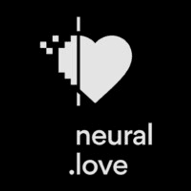 Neural.love Logo — AI Image Generation and Enhancement Platform Neural.love official logo, the browser-based AI platform for image generation, photo restoration, and video and audio enhancement, founded by Denis Shiryaev
