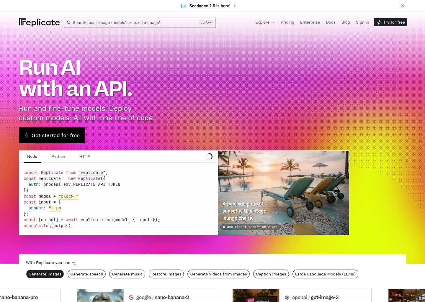 Replicate screenshot 2