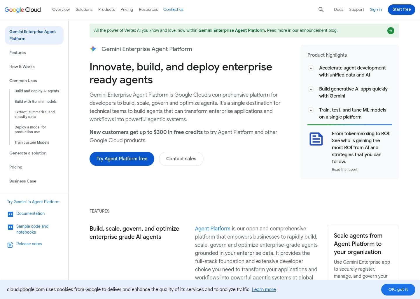Google Cloud Vertex AI screenshot 2