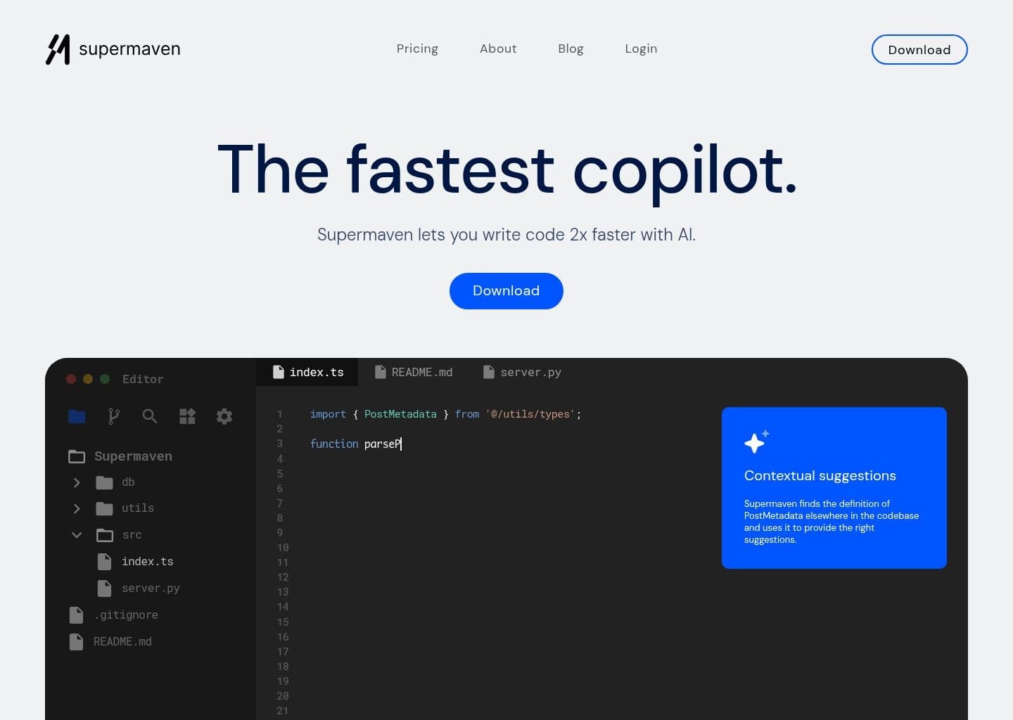 Supermaven screenshot 3