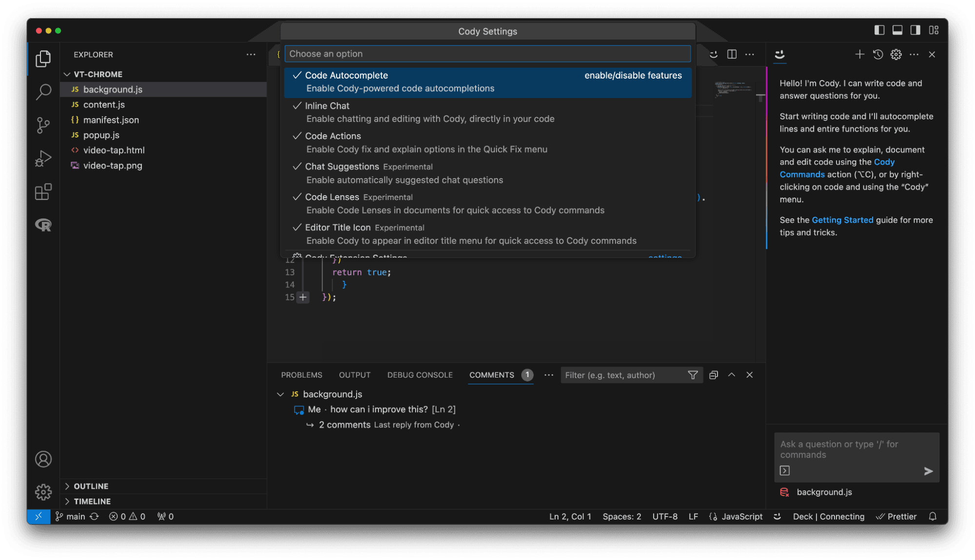Sourcegraph Cody screenshot 6