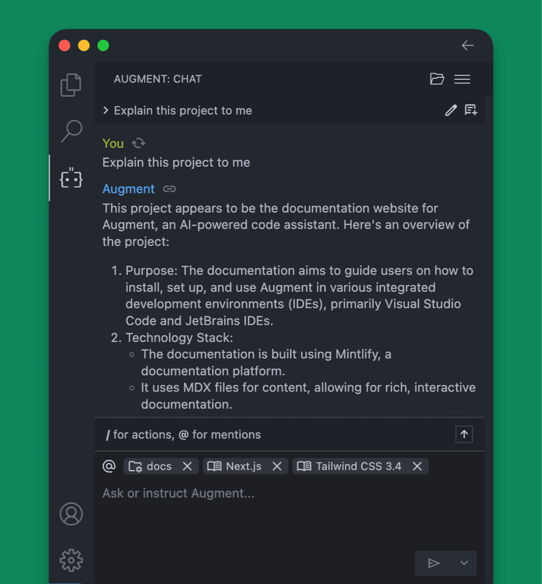Augment Code screenshot 6