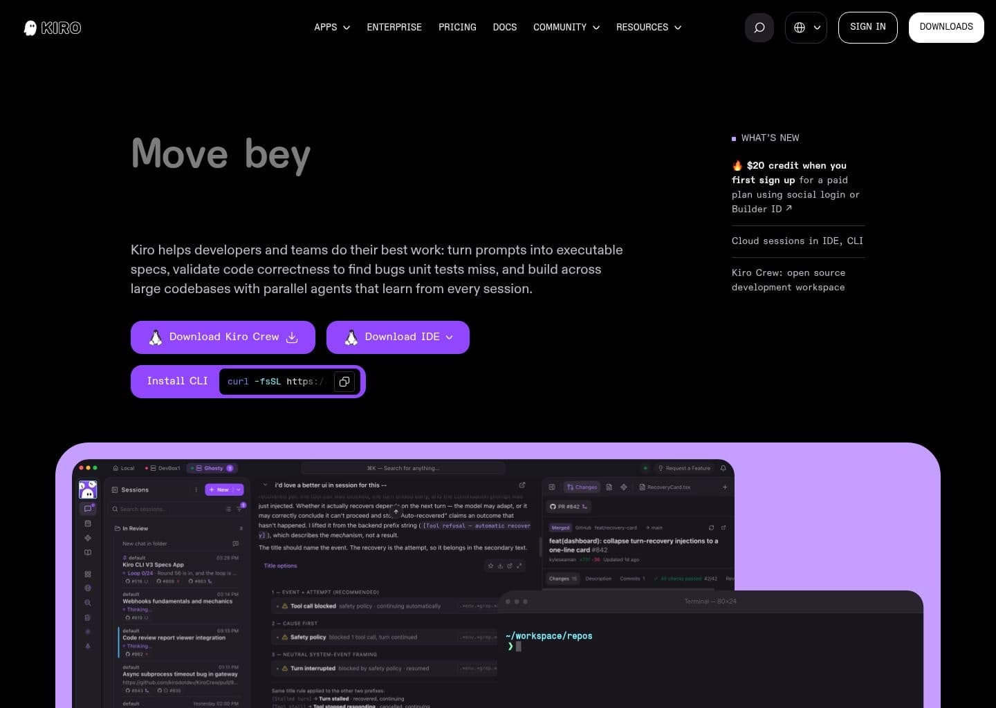 Kiro screenshot 4