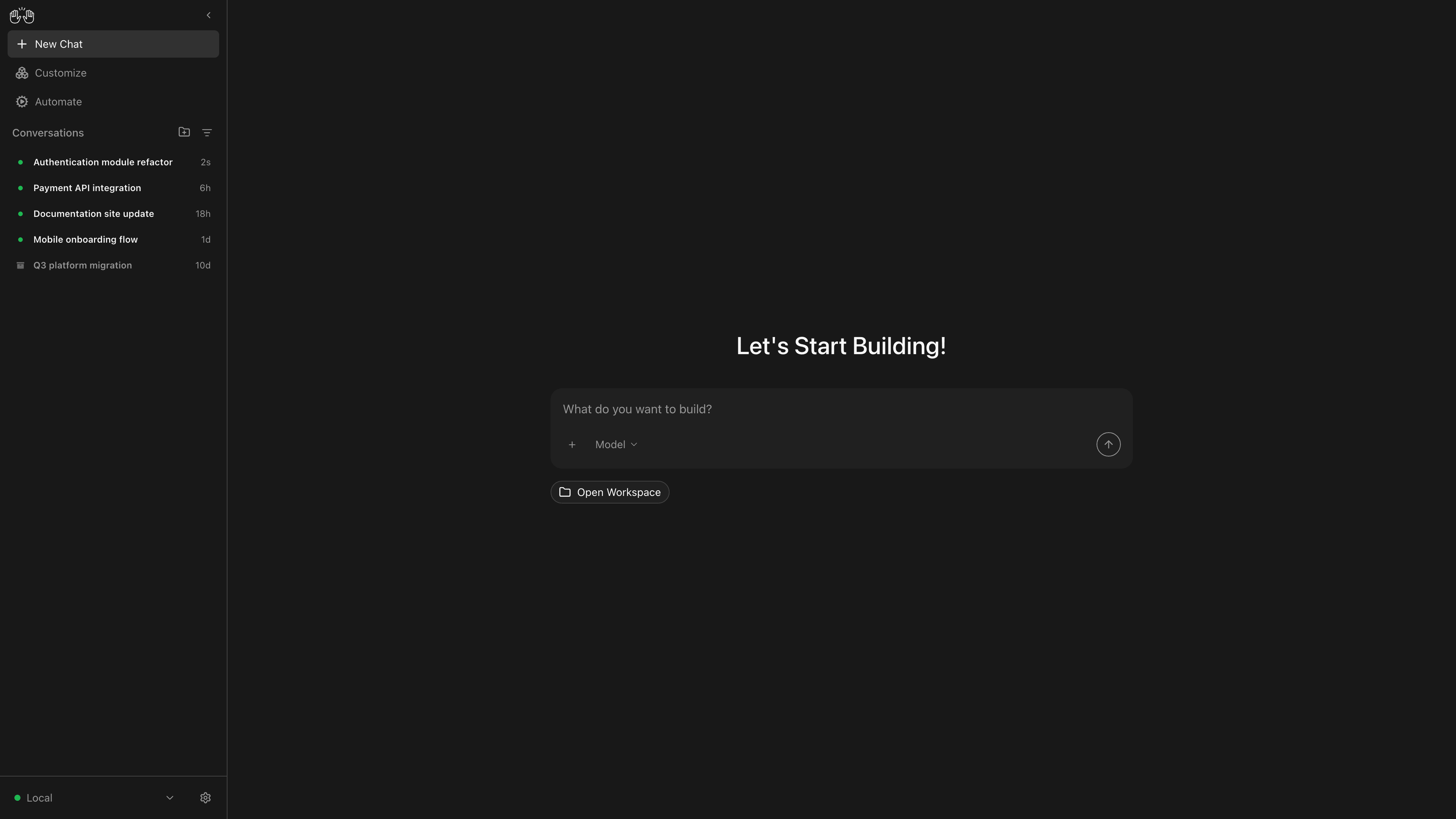 OpenHands screenshot 5