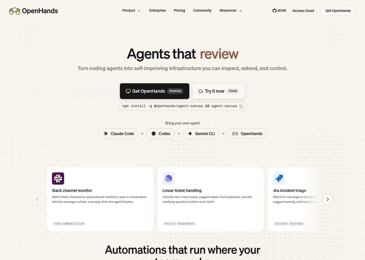 OpenHands screenshot 4