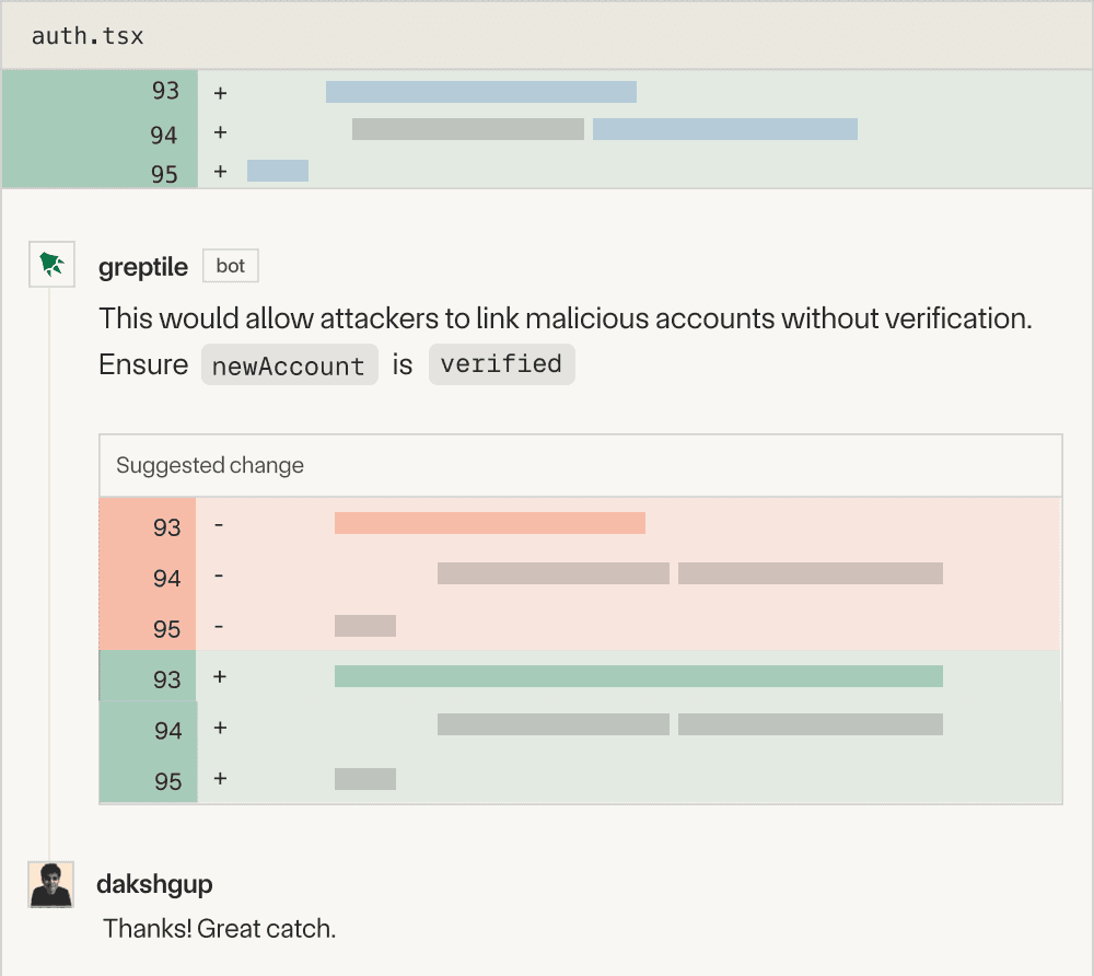 Greptile screenshot 5