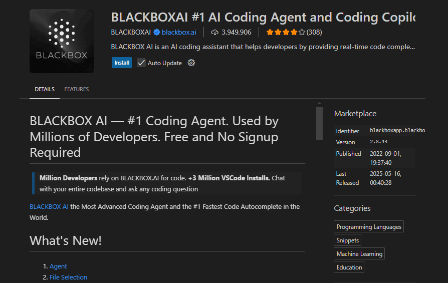 Blackbox AI screenshot 5