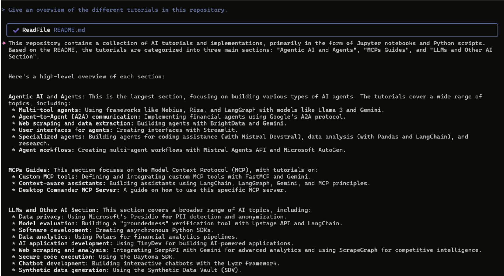 Gemini CLI screenshot 5
