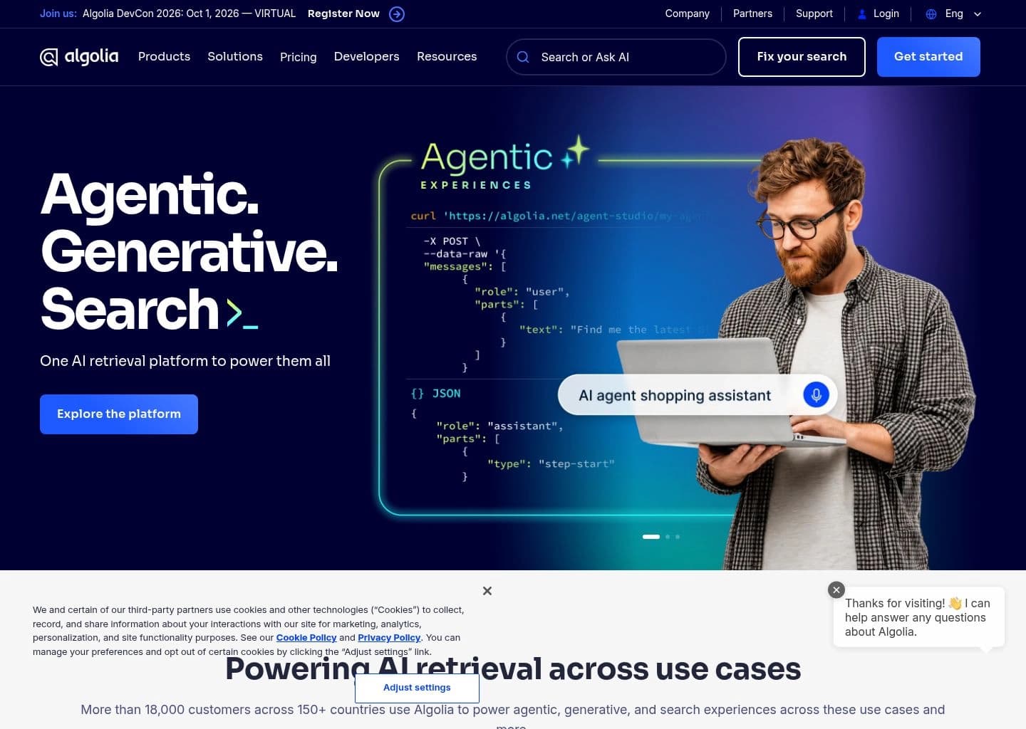 Algolia screenshot 3