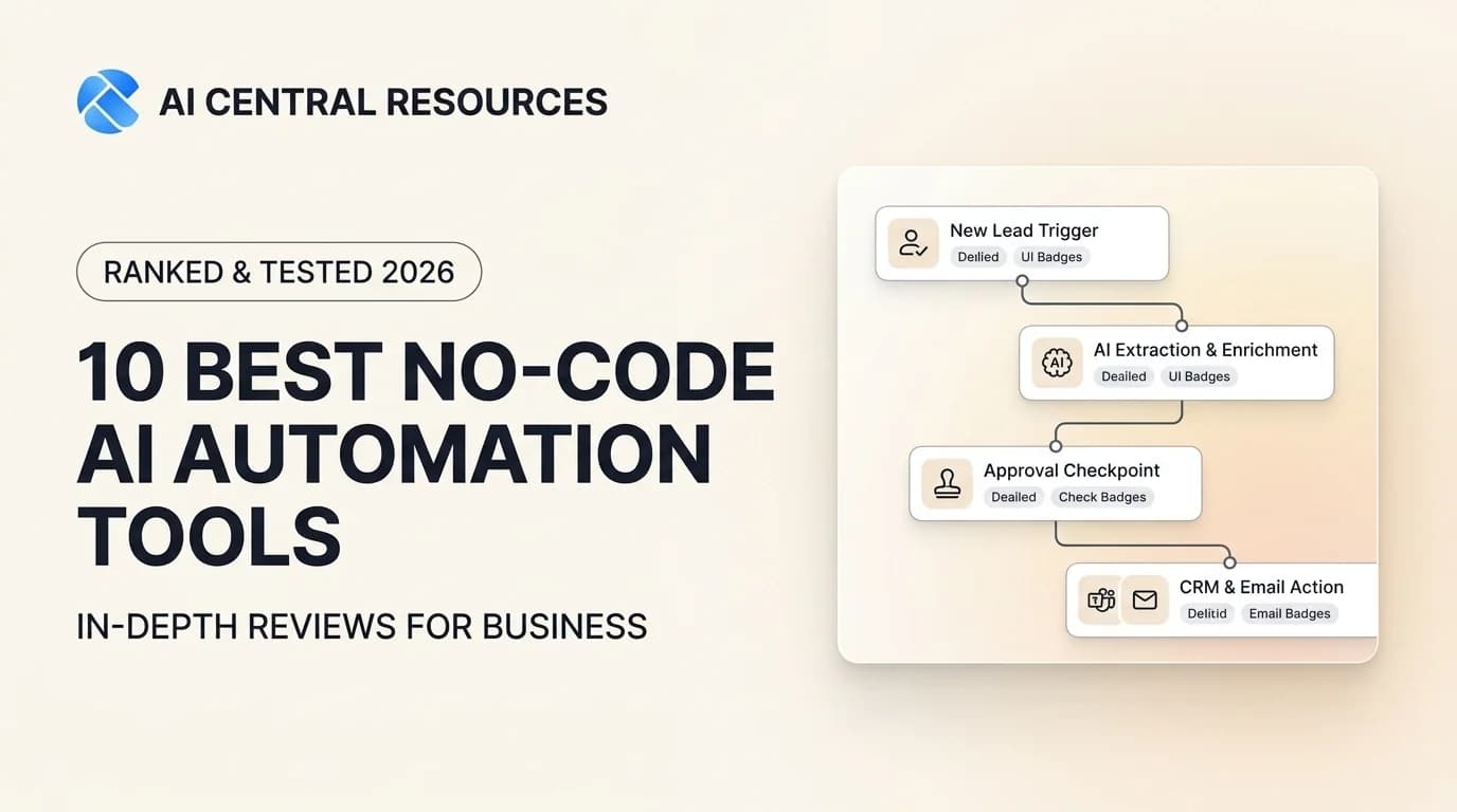 10 Best No-Code AI Automation Tools in 2026 (Ranked & Tested)