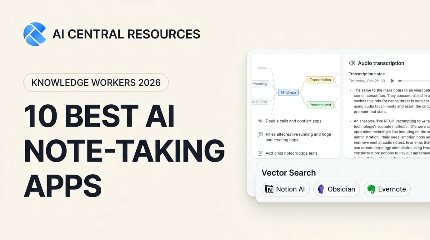 10 Best AI Note-Taking Apps in 2026 (Ranked by Knowledge Workers)