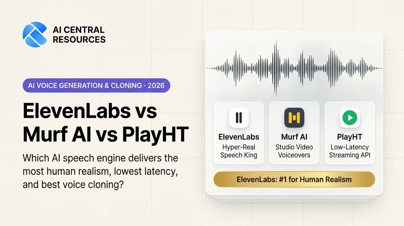 ElevenLabs vs Murf vs PlayHT (2026): Best AI Voice Battle