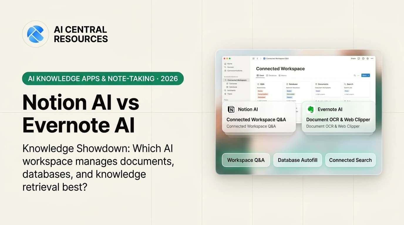 Notion AI vs Evernote AI (2026): Best Knowledge App?