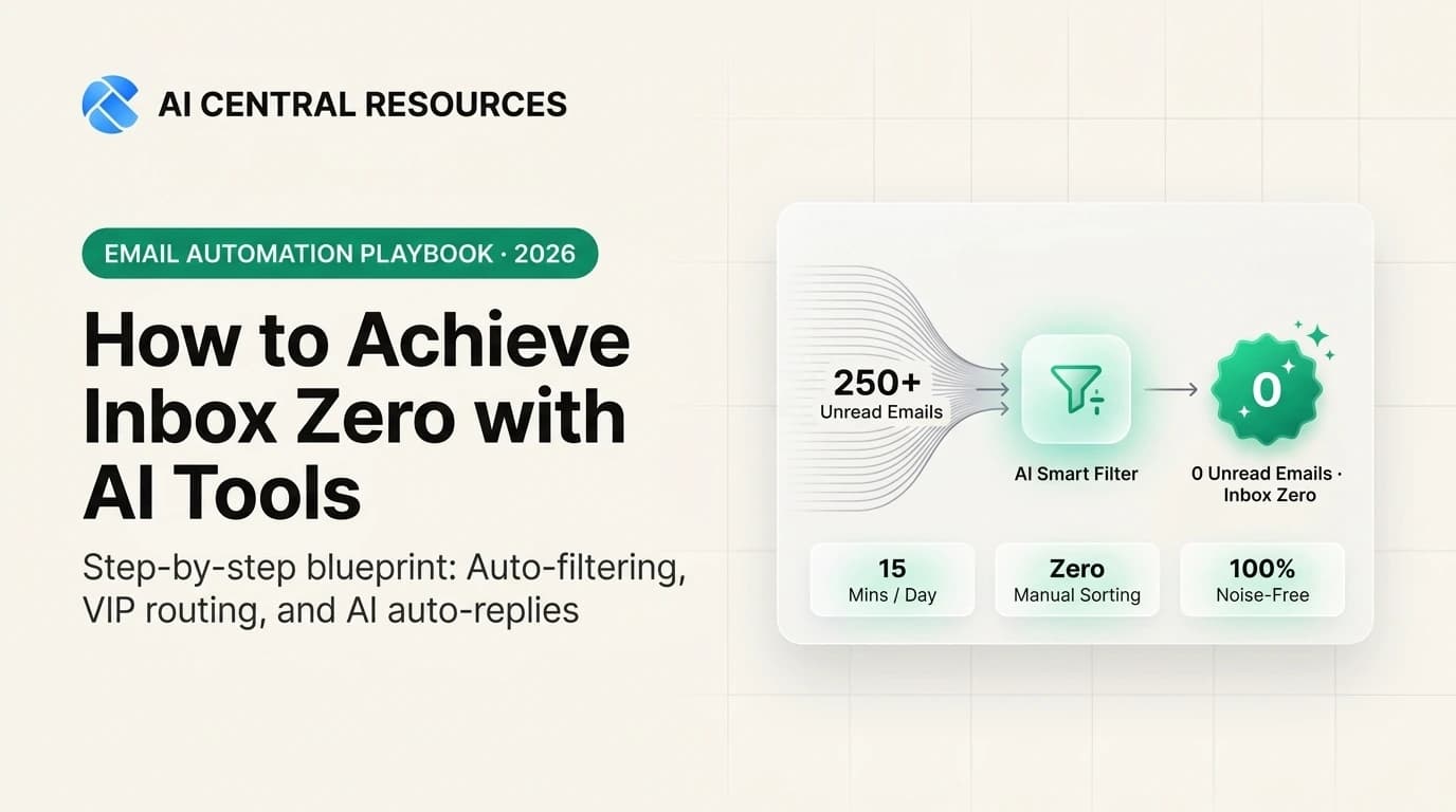 How to Achieve Inbox Zero with AI Tools: 2026 Blueprint