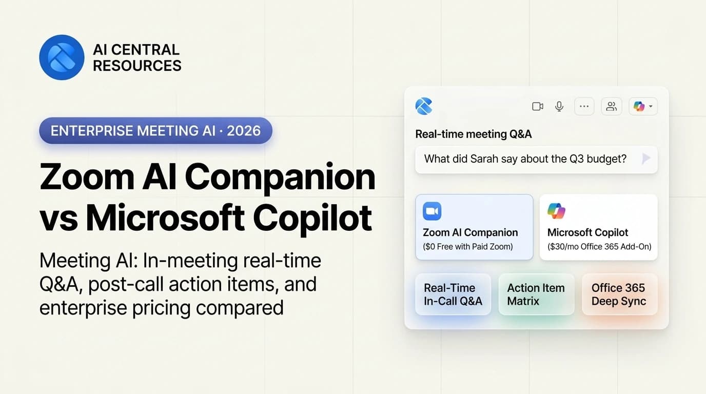 Zoom AI Companion vs Microsoft Copilot (2026): Meeting AI