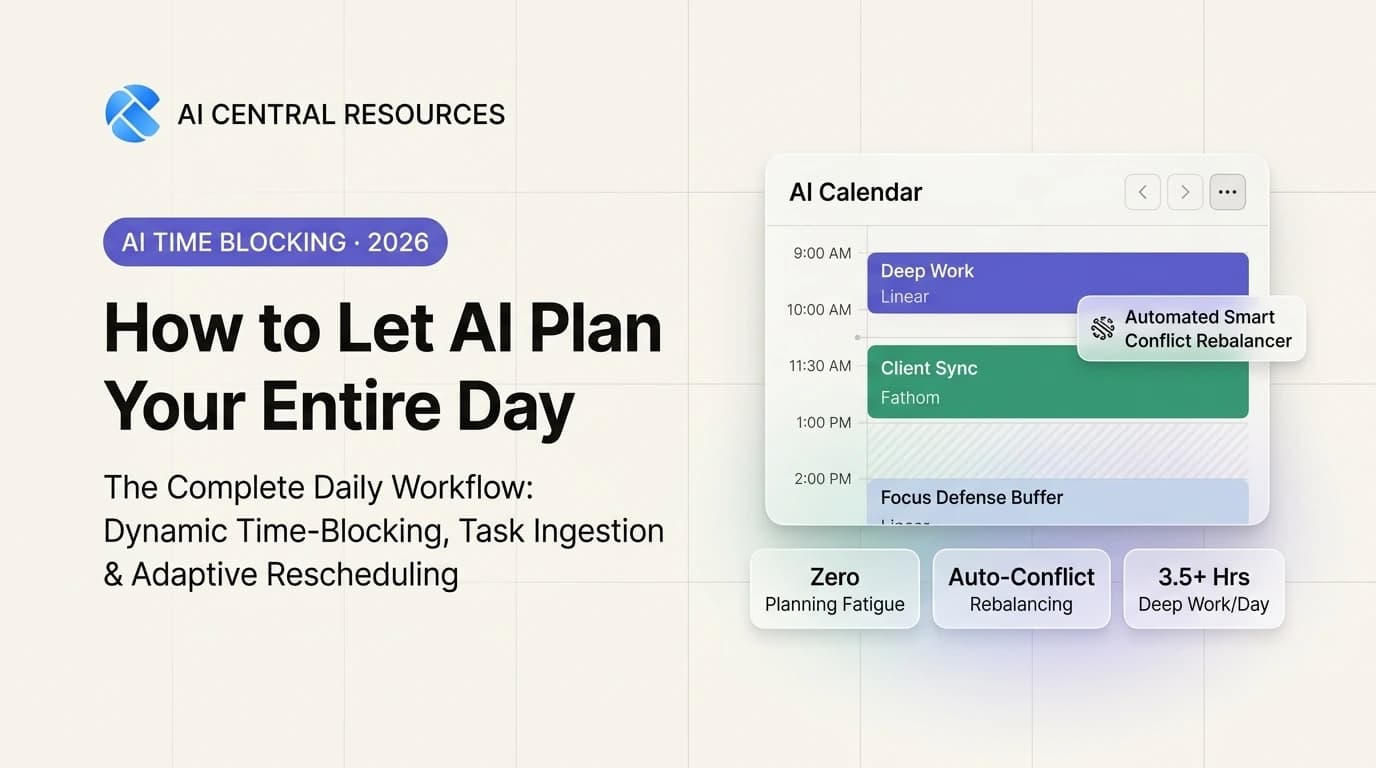 How to Let AI Plan Your Entire Day (The Ultimate Daily Workflow)
