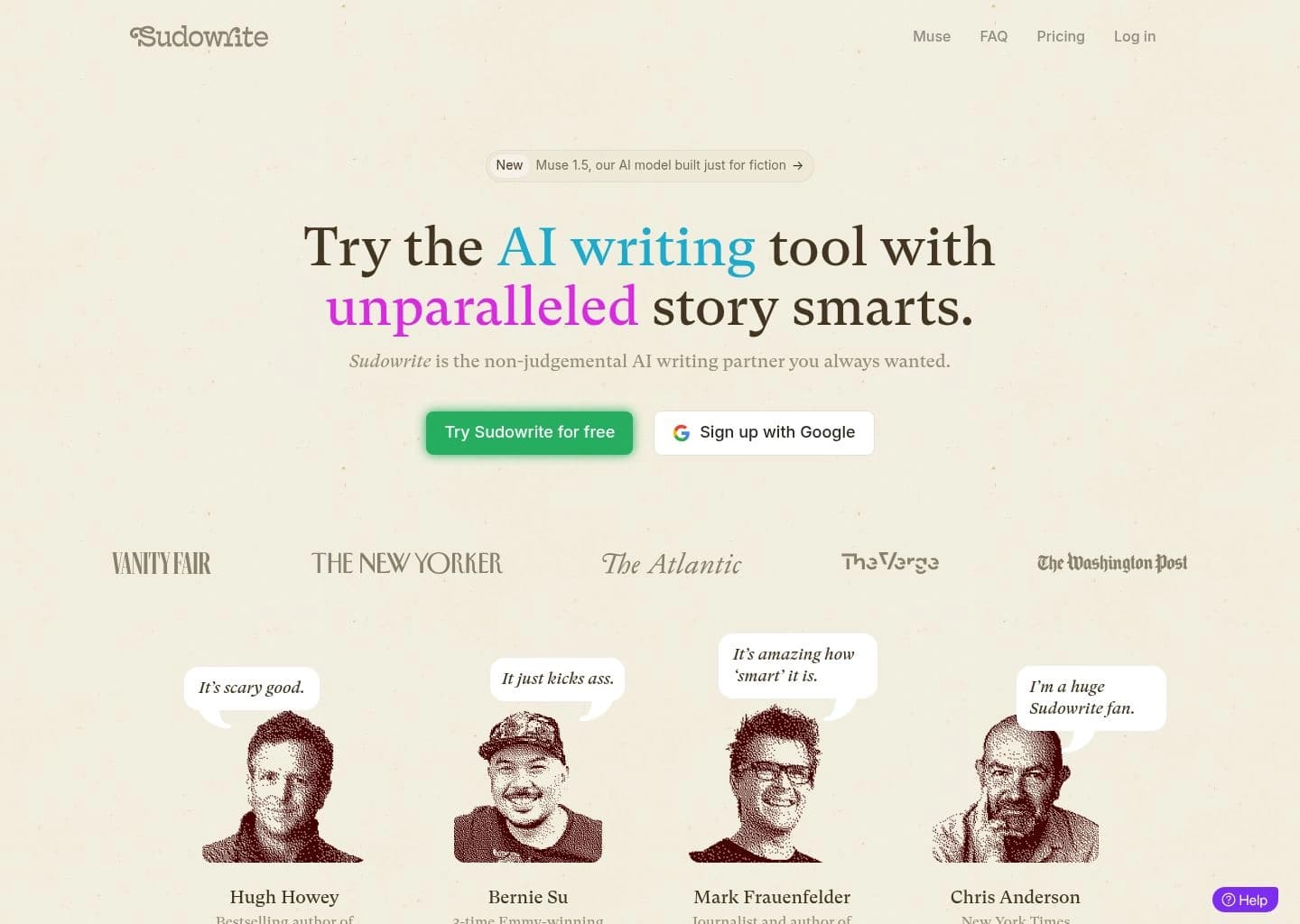 Sudowrite screenshot 4
