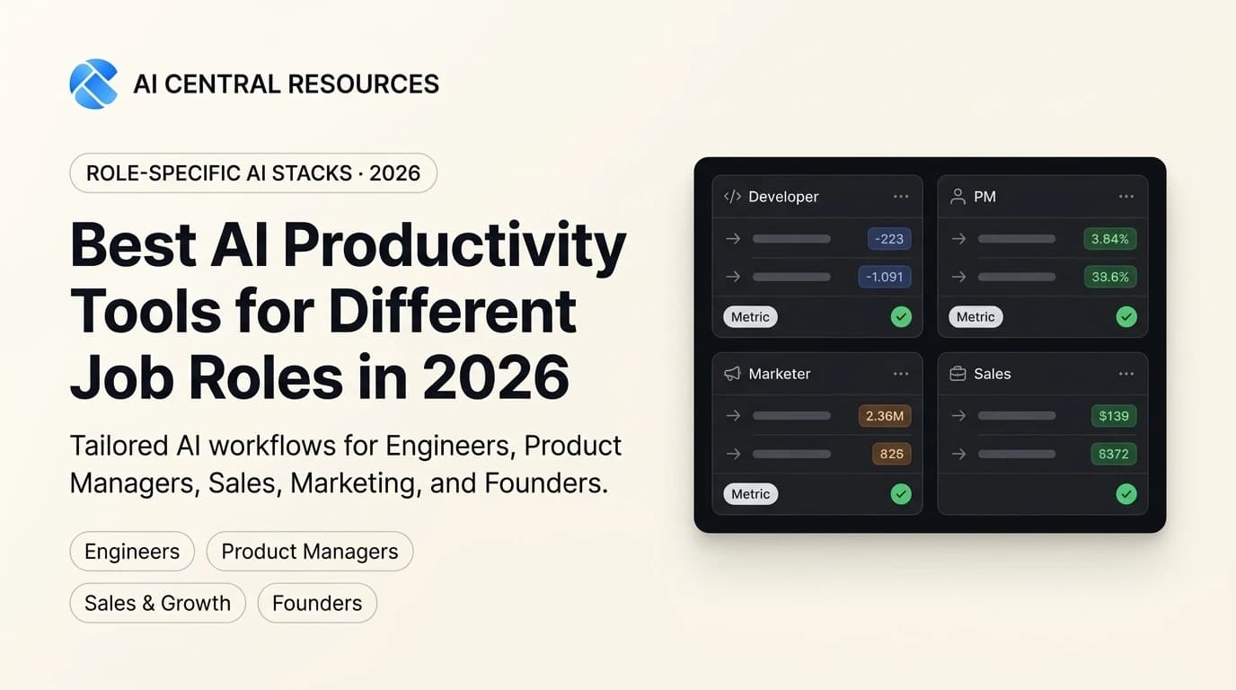 Best AI Productivity Tools for Different Job Roles in 2026