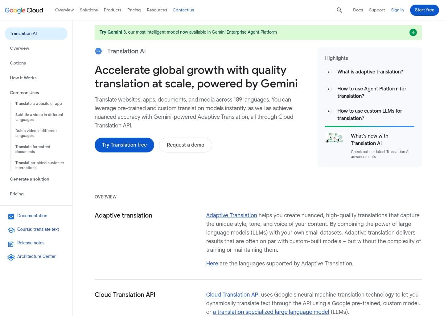 Google Cloud Translation AI screenshot 4