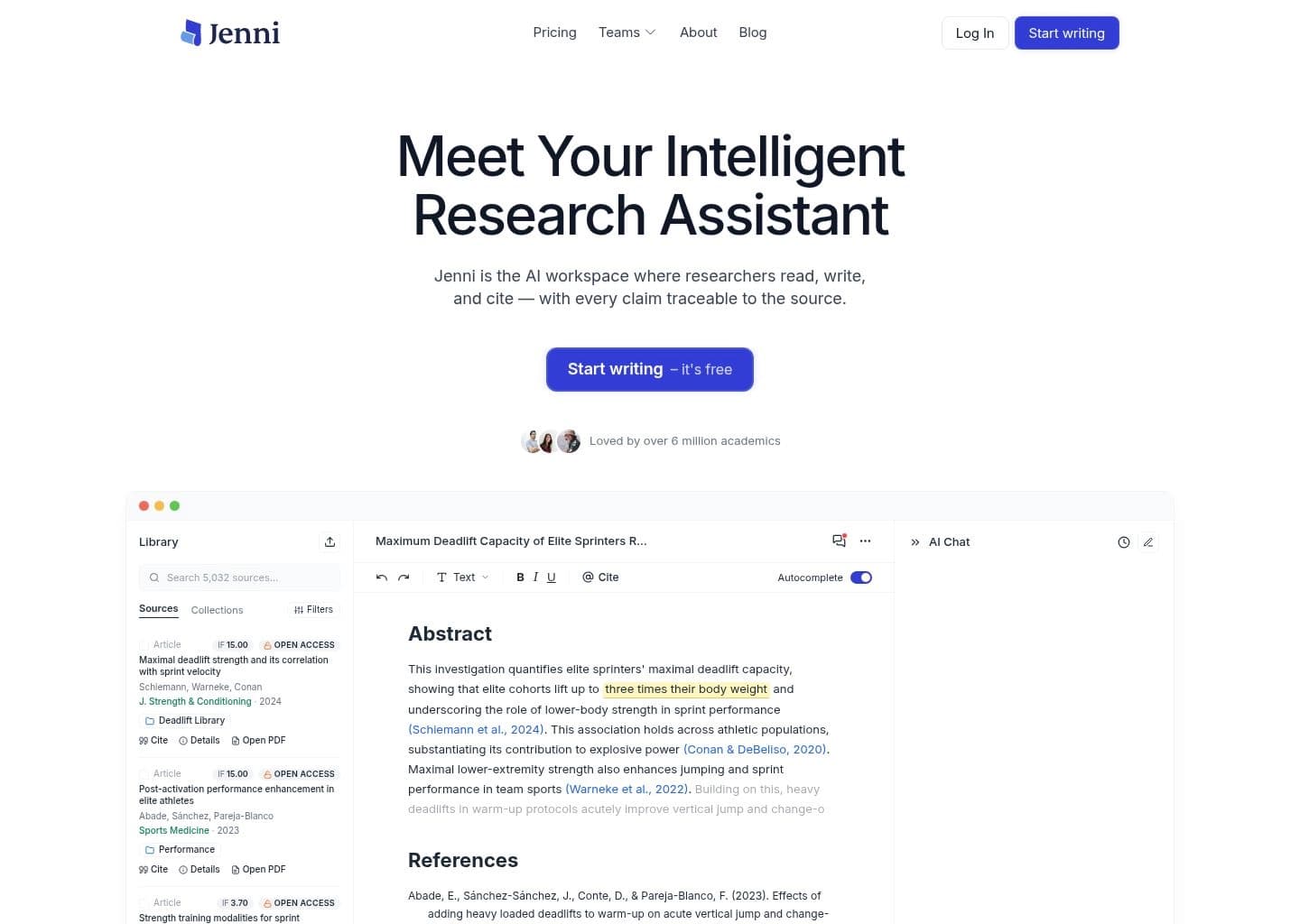 Jenni AI screenshot 4