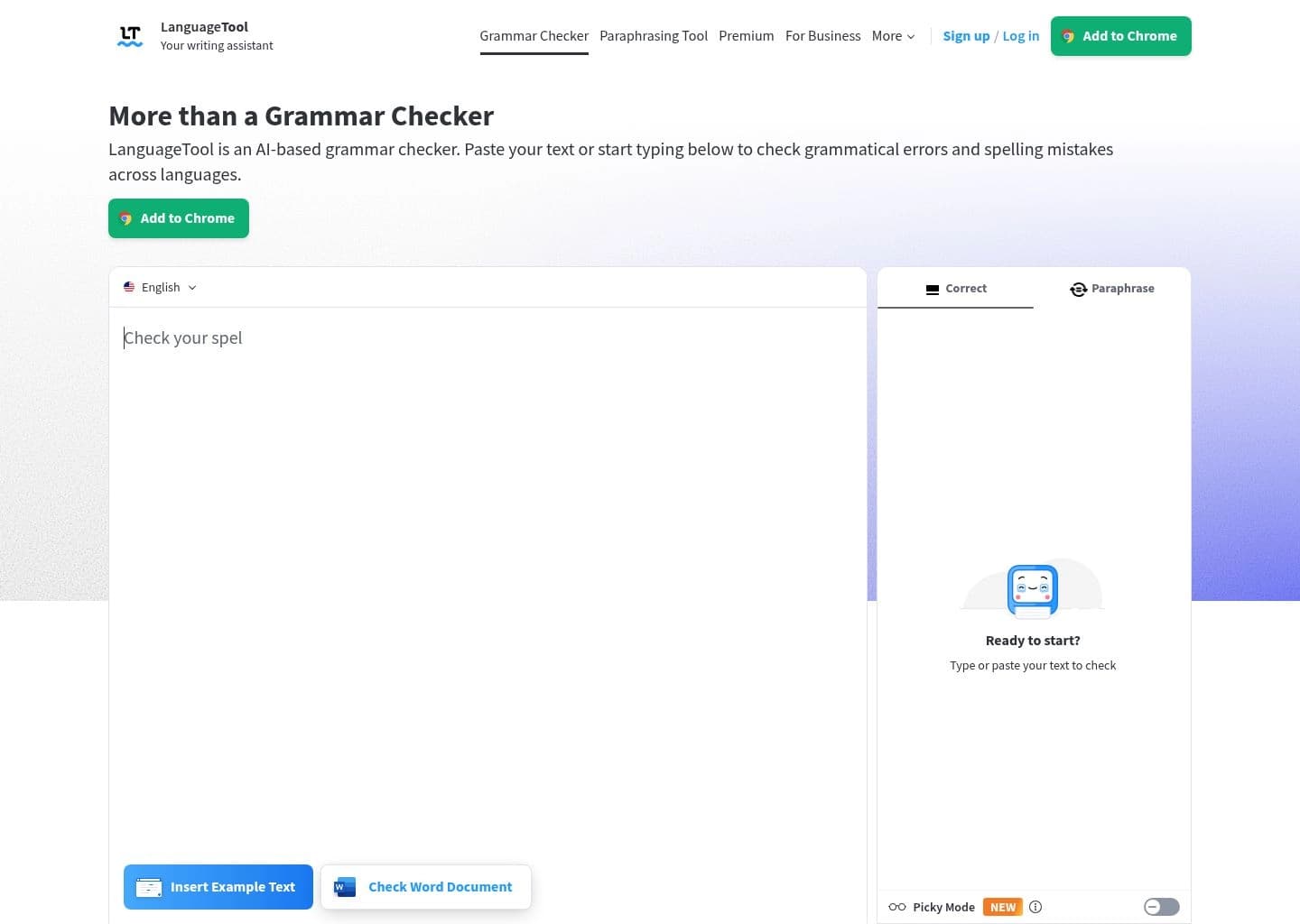 LanguageTool screenshot 4