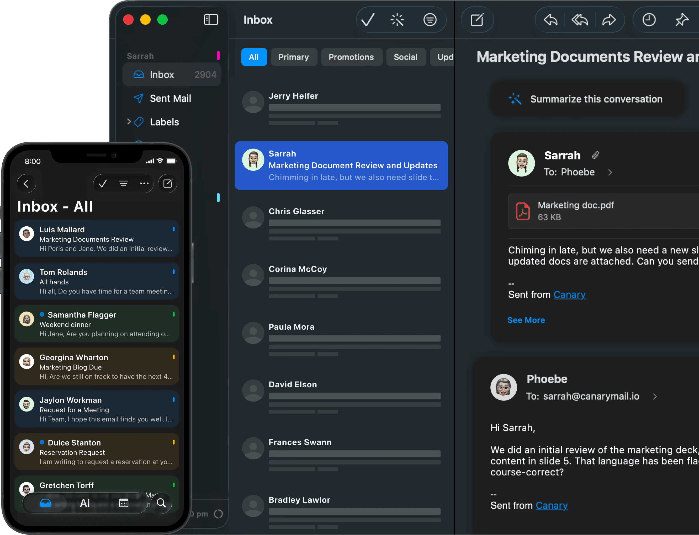 Canary Mail screenshot 6