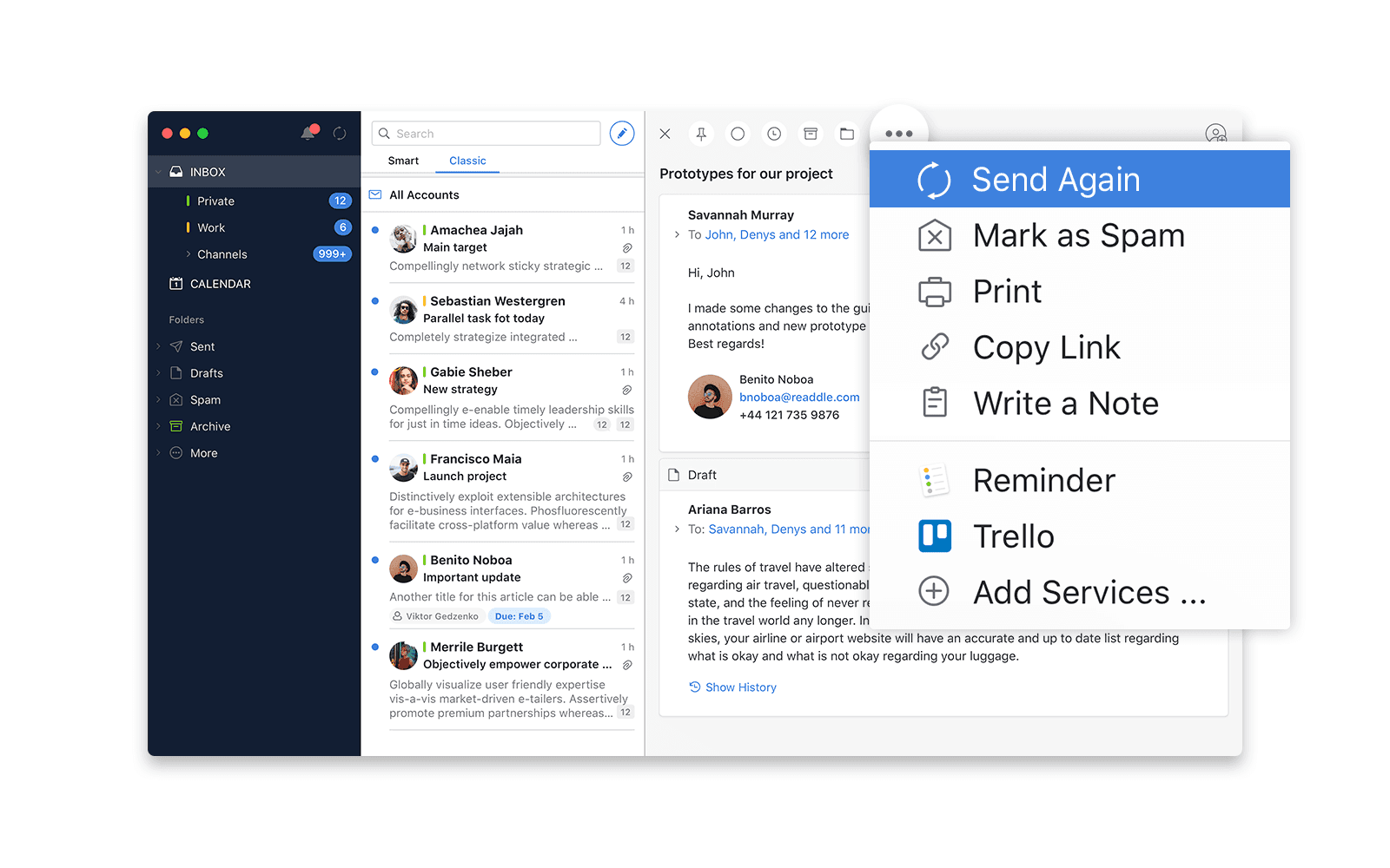 Spark Mail screenshot 6