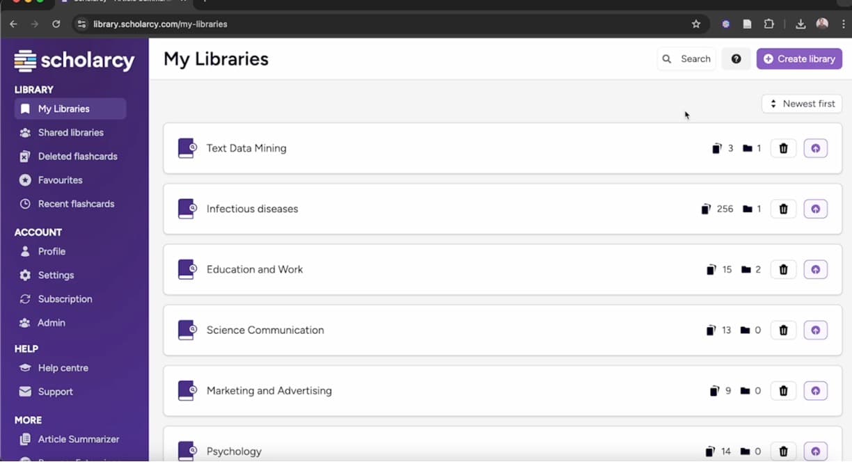 Scholarcy screenshot 7