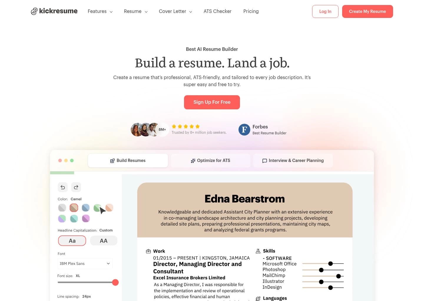 Kickresume screenshot 4