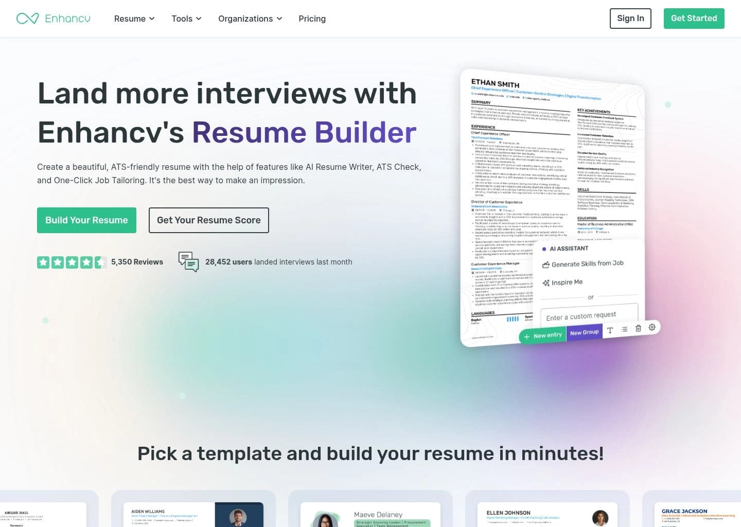 Enhancv screenshot 4