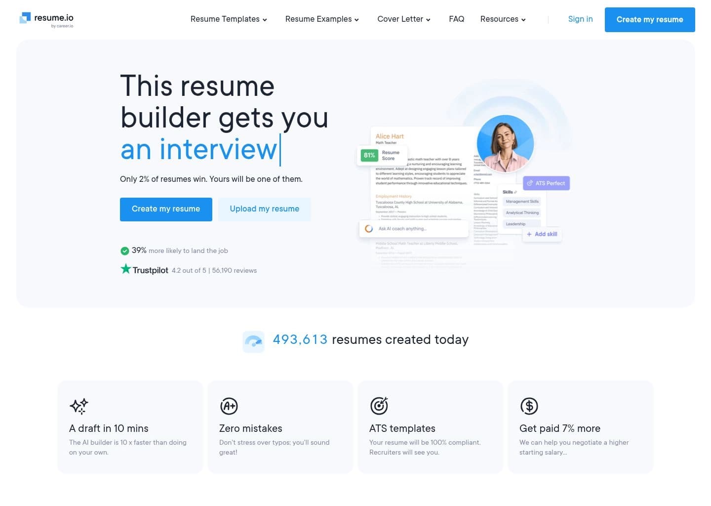 Resume.io screenshot 4