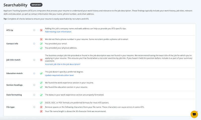 Jobscan screenshot 6