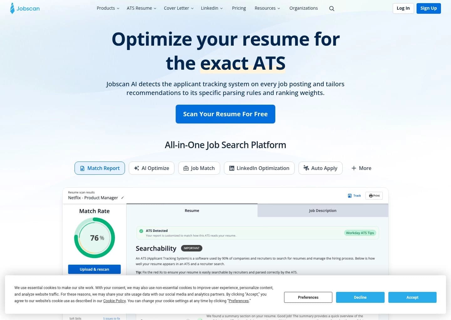 Jobscan screenshot 4