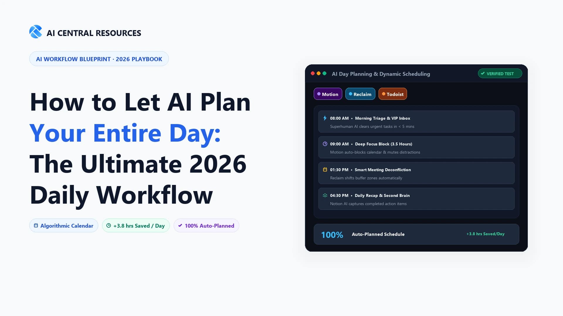 How to Let AI Plan Your Entire Day (The Ultimate Daily Workflow)