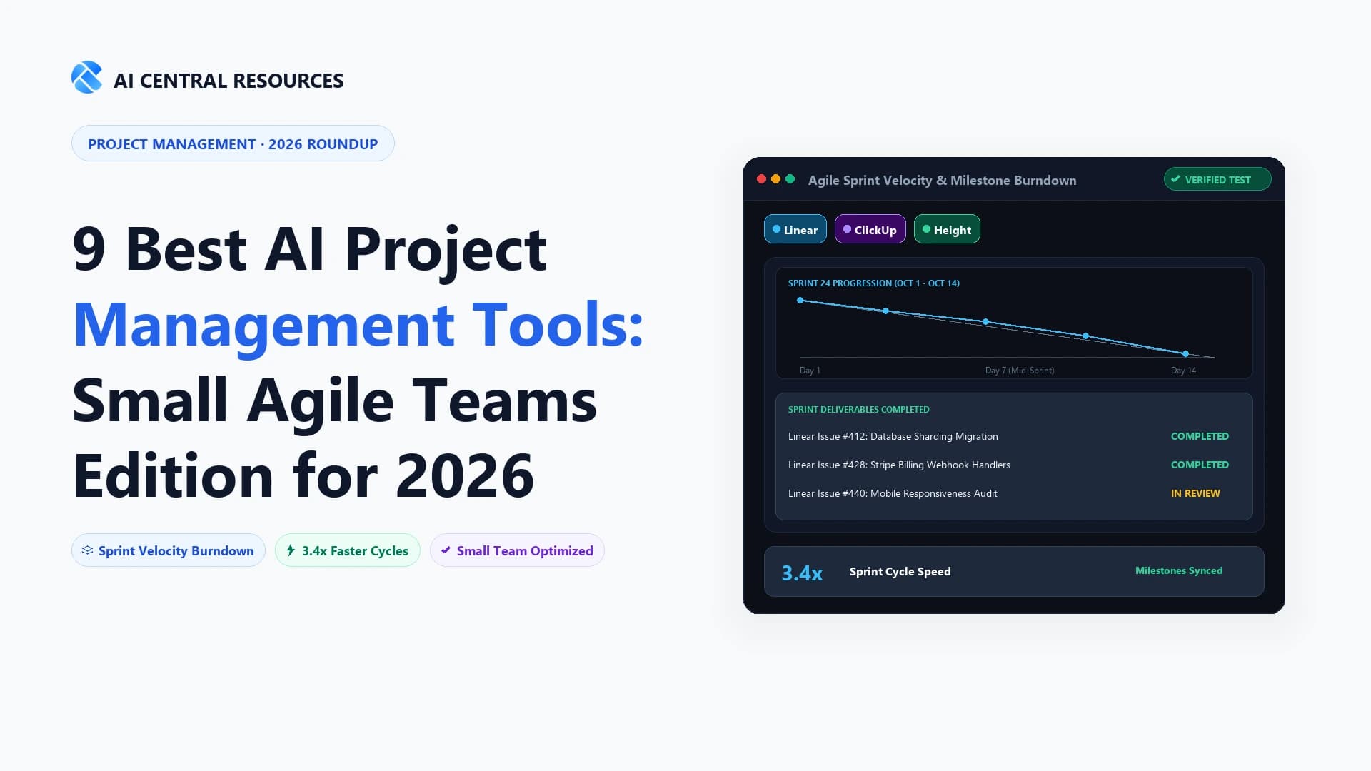 9 Best AI Project Management Tools for Small Teams in 2026