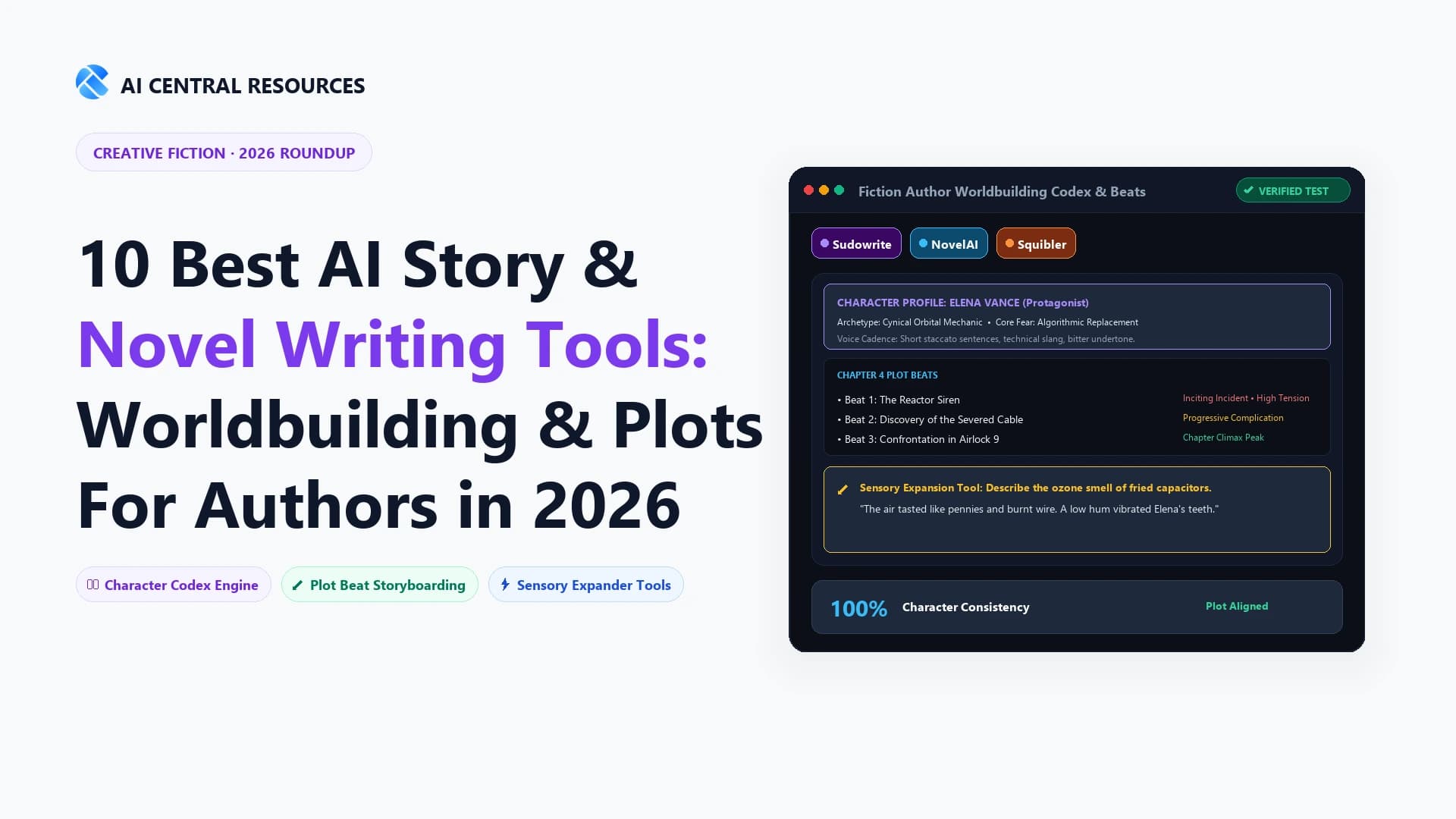 10 Best AI Story & Novel Writing Tools in 2026 (Ranked for Fiction)