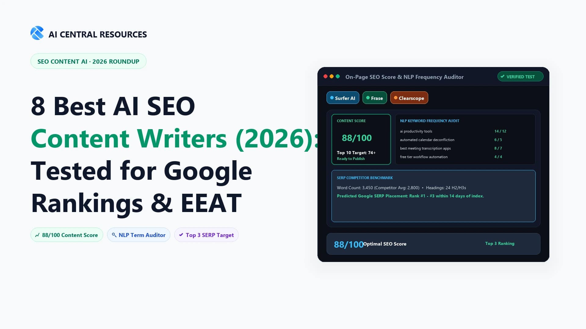 8 Best AI SEO Content Writers in 2026 (Tested for Real Google Rankings)