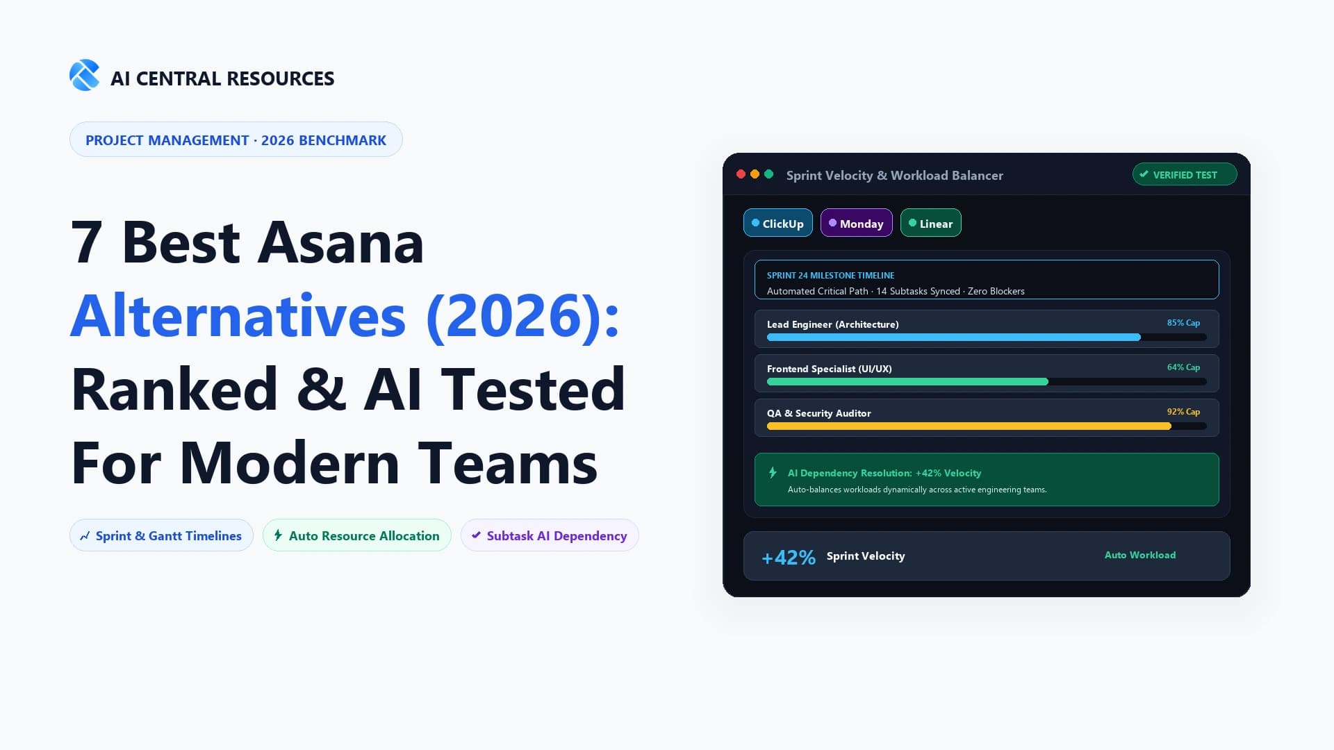 7 Best Asana Alternatives (2026): Ranked & AI Tested