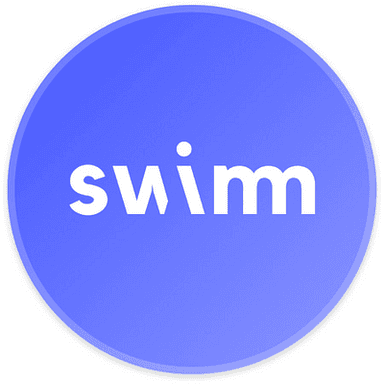 Swimm Logo — Code Understanding and Modernization Platform Swimm official logo — agentic code understanding and legacy modernization platform for enterprise engineering teams
