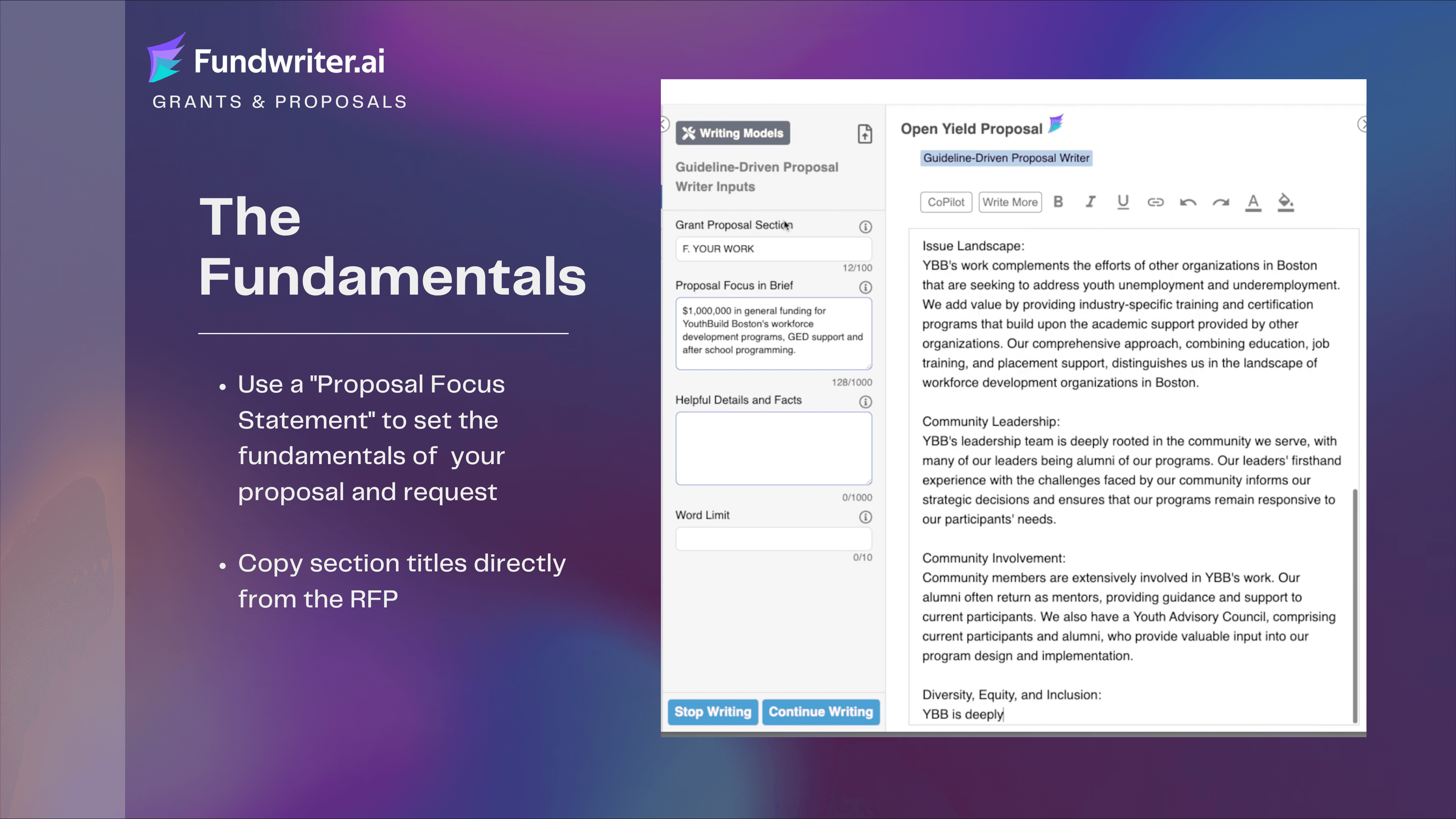 Fundwriter AI screenshot 4