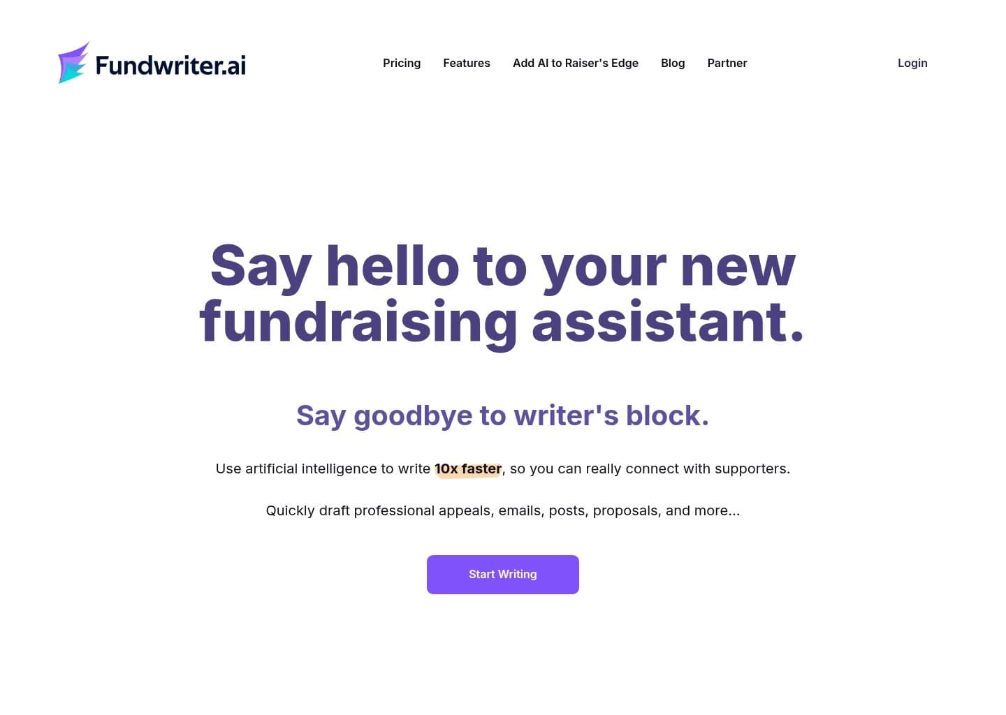 Fundwriter AI screenshot 2