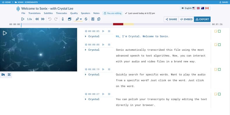Sonix screenshot 5