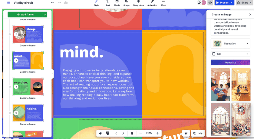 Prezi screenshot 7