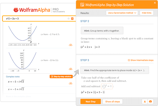 Wolfram|Alpha screenshot 5