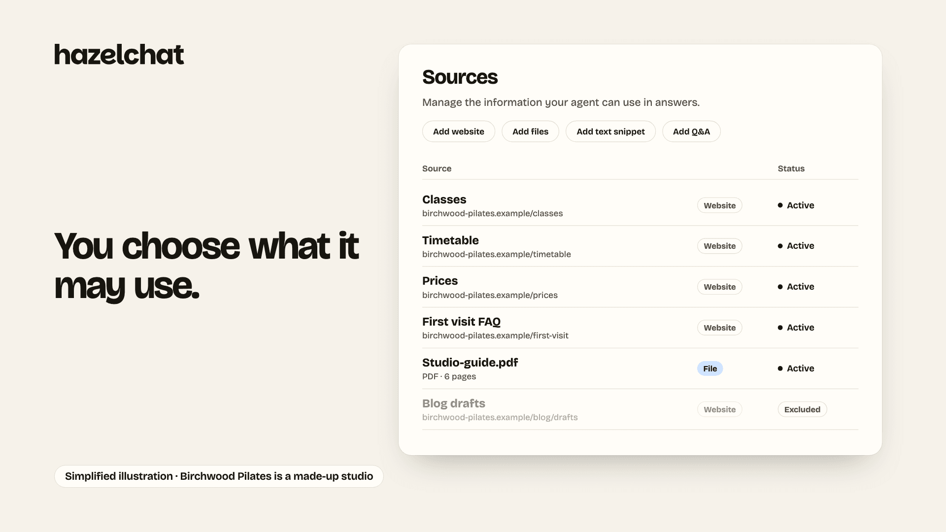 Hazelchat screenshot 3