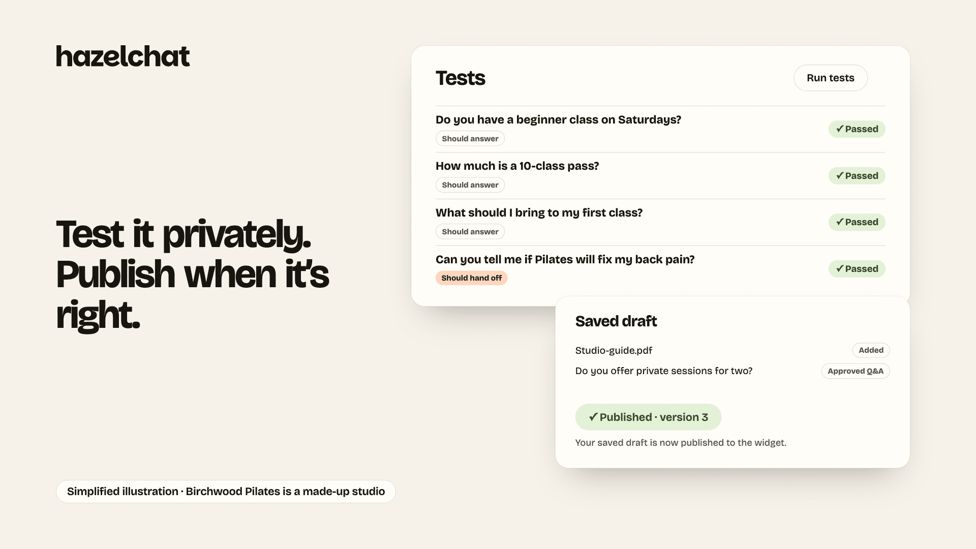 Hazelchat screenshot 4